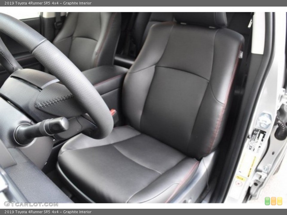 Graphite Interior Front Seat for the 2019 Toyota 4Runner SR5 4x4 #130159137