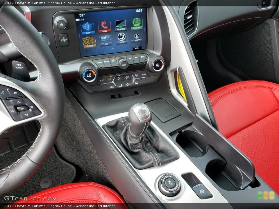Adrenaline Red Interior Transmission for the 2019 Chevrolet Corvette Stingray Coupe #130159578