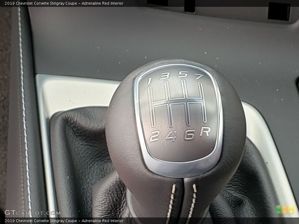 Adrenaline Red Interior Transmission for the 2019 Chevrolet Corvette Stingray Coupe #130159605
