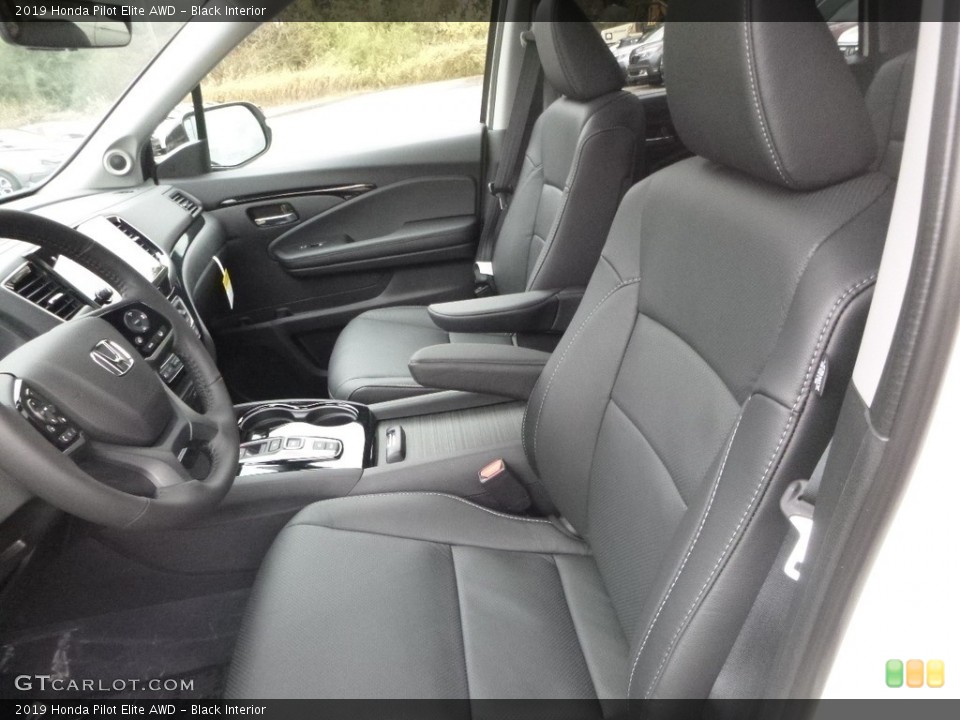 Black Interior Front Seat for the 2019 Honda Pilot Elite AWD #130159626