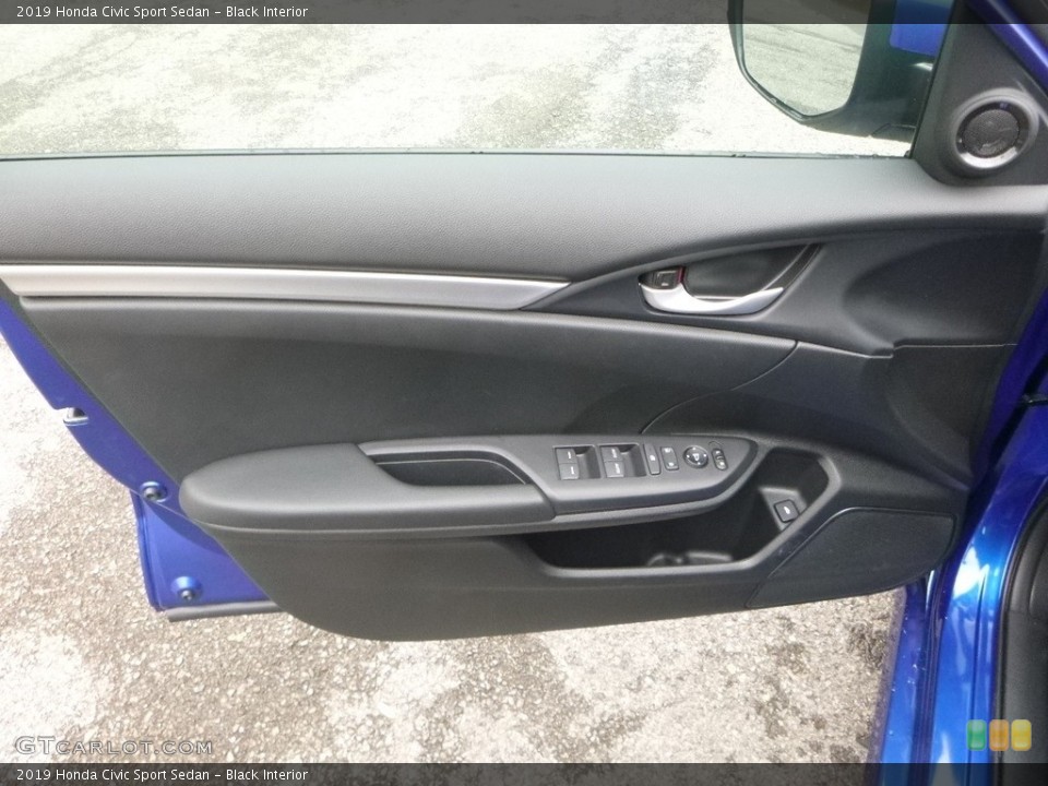 Black Interior Door Panel for the 2019 Honda Civic Sport Sedan #130162383