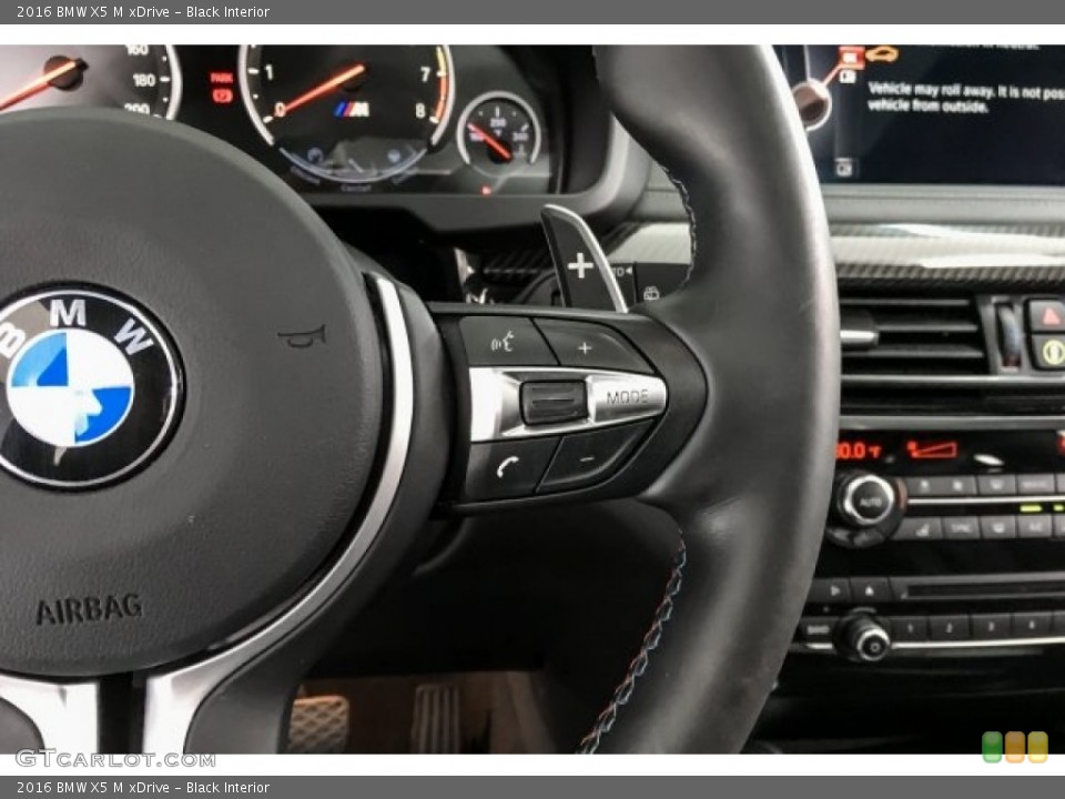 Black Interior Steering Wheel for the 2016 BMW X5 M xDrive #130164141