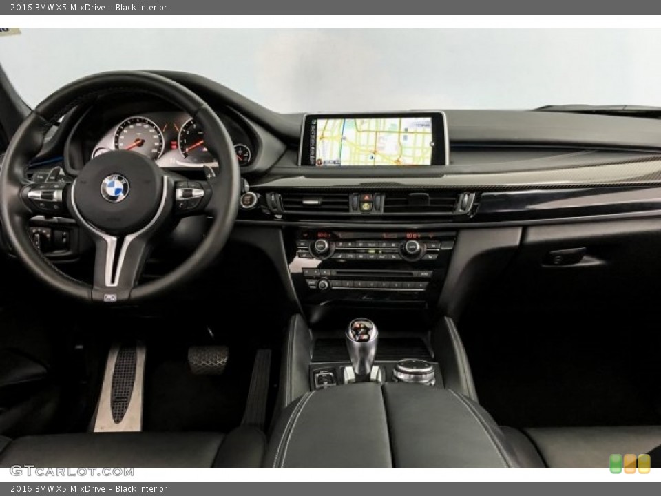 Black Interior Dashboard for the 2016 BMW X5 M xDrive #130164276