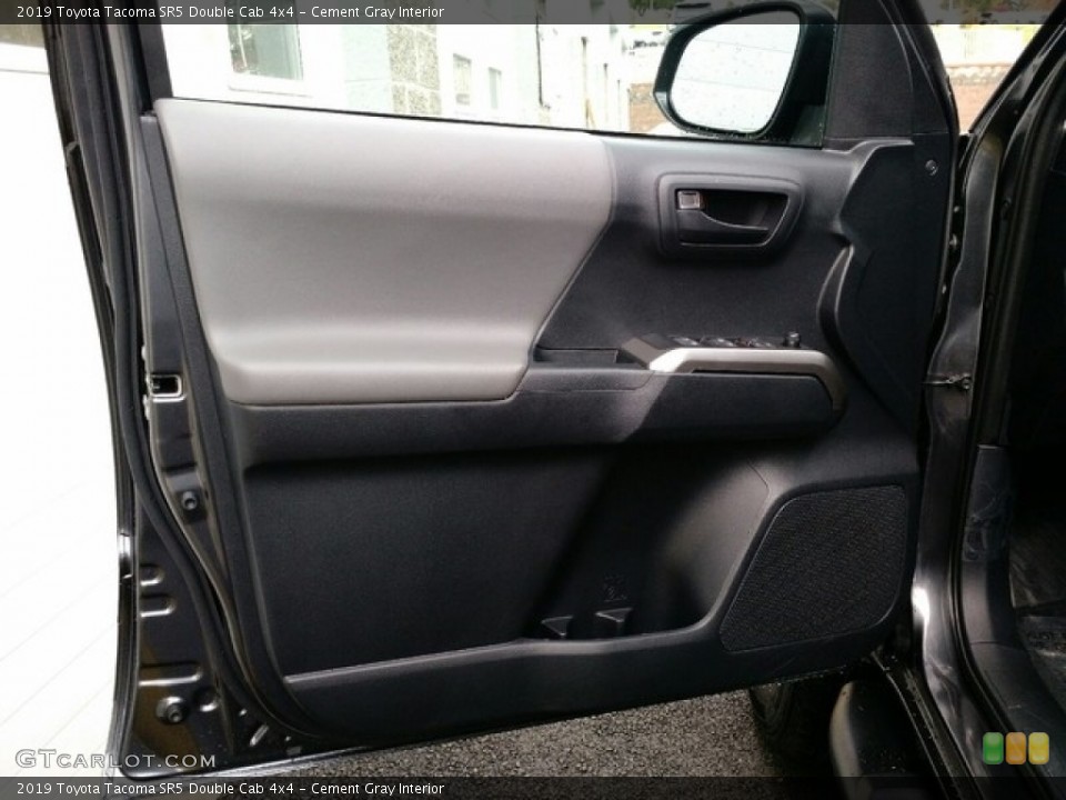 Cement Gray Interior Door Panel for the 2019 Toyota Tacoma SR5 Double Cab 4x4 #130165578