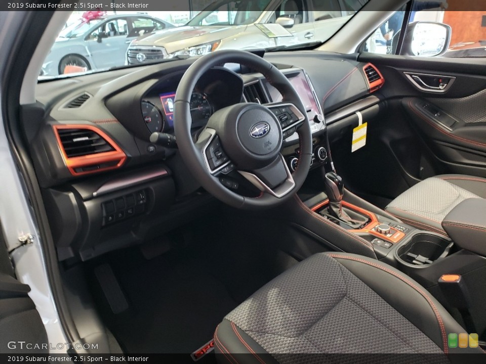 Black Interior Photo for the 2019 Subaru Forester 2.5i Sport #130167057