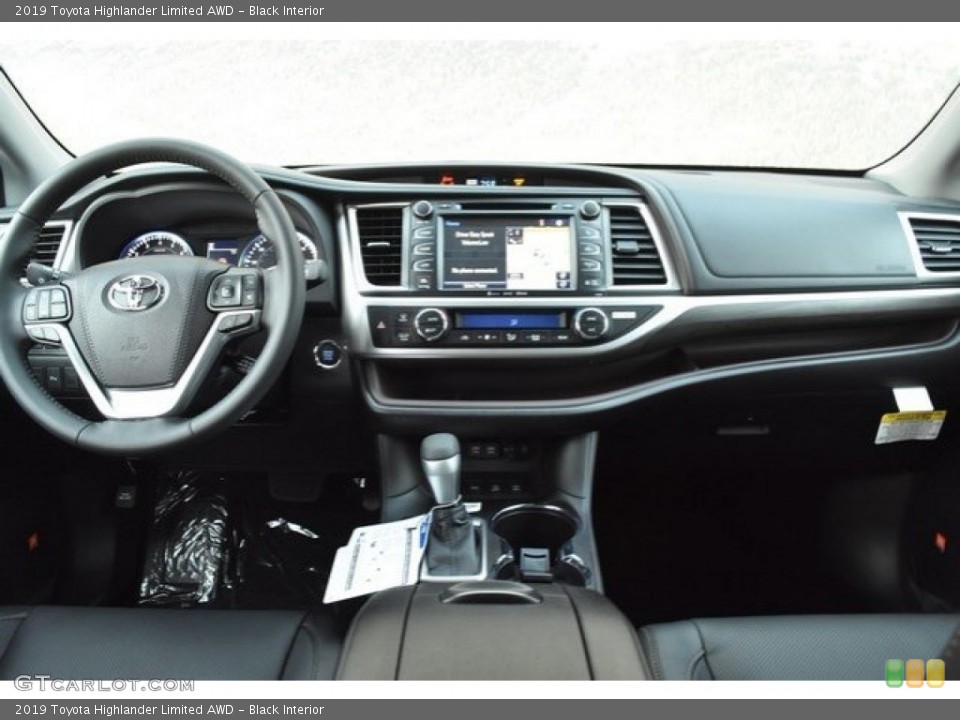Black Interior Dashboard for the 2019 Toyota Highlander Limited AWD #130168713