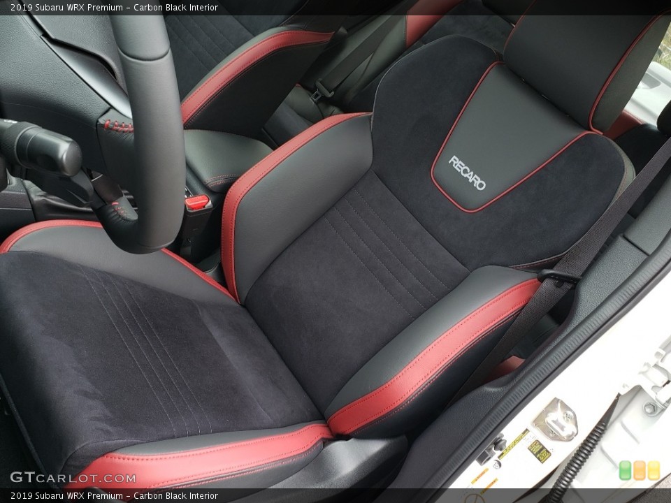 Carbon Black Interior Front Seat for the 2019 Subaru WRX Premium #130168746