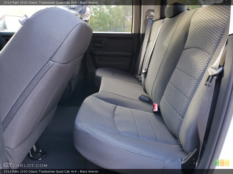 Black Interior Rear Seat for the 2019 Ram 1500 Classic Tradesman Quad Cab 4x4 #130175424