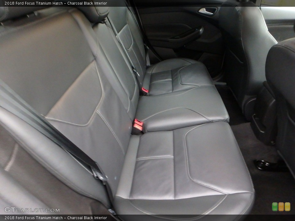 Charcoal Black Interior Rear Seat for the 2018 Ford Focus Titanium Hatch #130175601