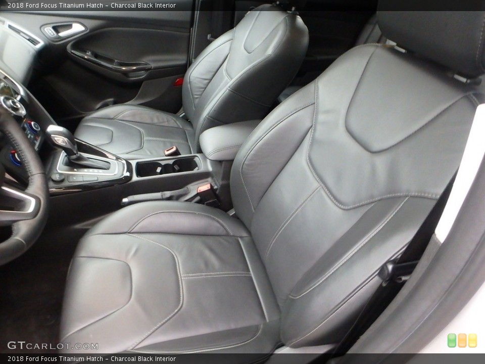 Charcoal Black Interior Front Seat for the 2018 Ford Focus Titanium Hatch #130175613