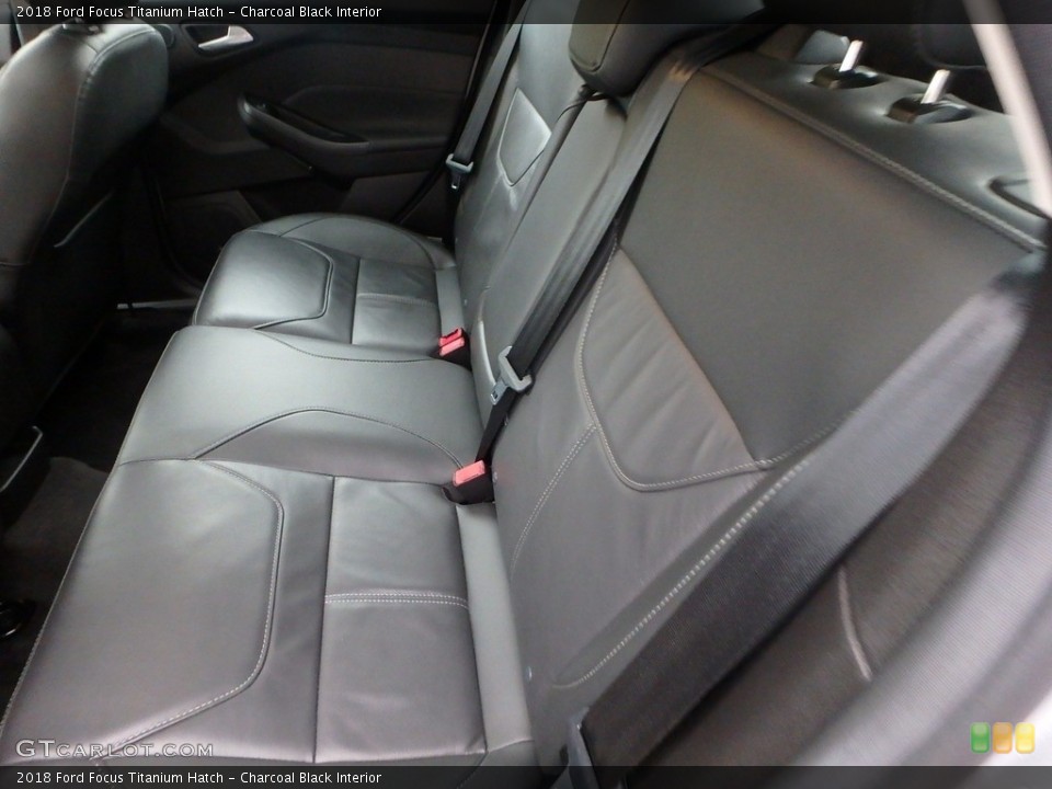 Charcoal Black Interior Rear Seat for the 2018 Ford Focus Titanium Hatch #130175625