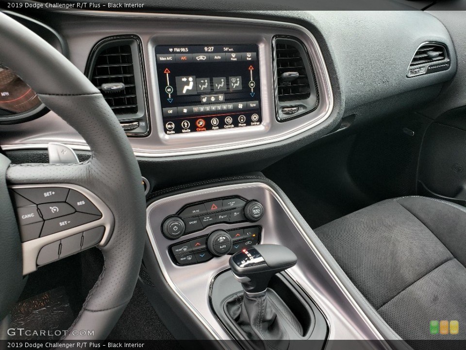 Black Interior Controls for the 2019 Dodge Challenger R/T Plus #130176609
