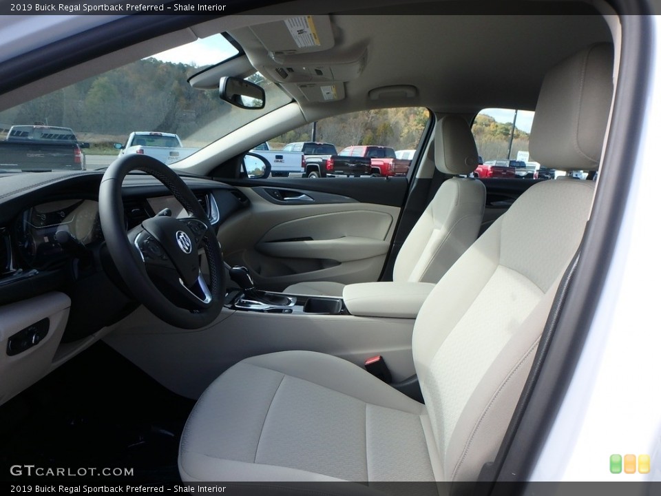 Shale Interior Front Seat for the 2019 Buick Regal Sportback Preferred #130179729