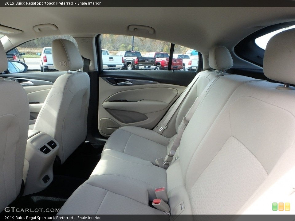 Shale Interior Rear Seat for the 2019 Buick Regal Sportback Preferred #130179759