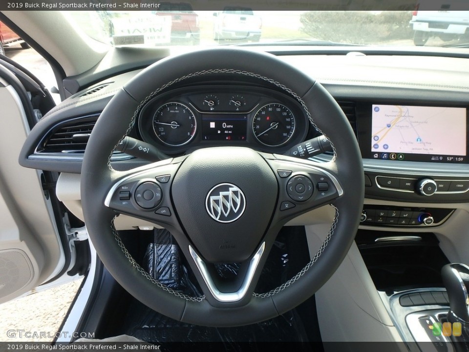 Shale Interior Steering Wheel for the 2019 Buick Regal Sportback Preferred #130179909