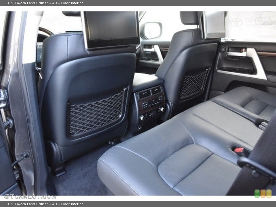 Black Interior Rear Seat for the 2019 Toyota Land Cruiser 4WD #130180563