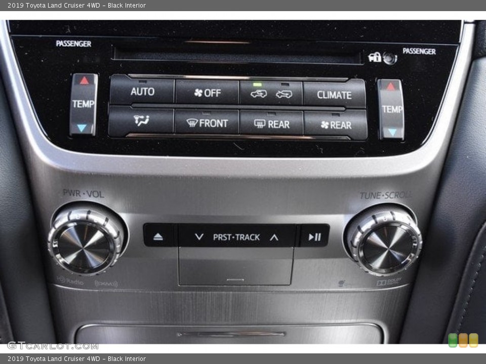 Black Interior Controls for the 2019 Toyota Land Cruiser 4WD #130180974