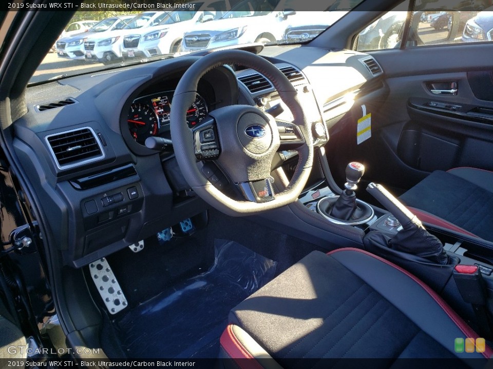 Black Ultrasuede/Carbon Black Interior Front Seat for the 2019 Subaru WRX STI #130188114