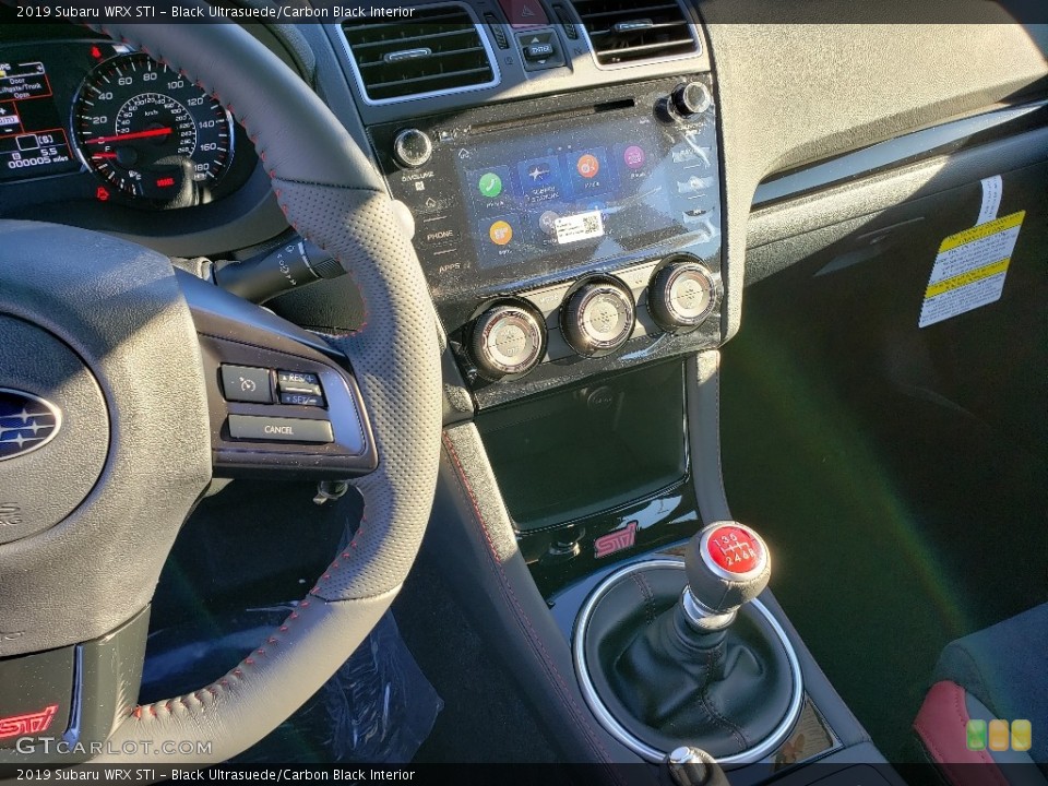 Black Ultrasuede/Carbon Black Interior Transmission for the 2019 Subaru WRX STI #130188243