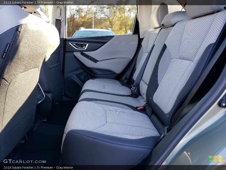 Gray Interior Rear Seat for the 2019 Subaru Forester 2.5i Premium #130192173