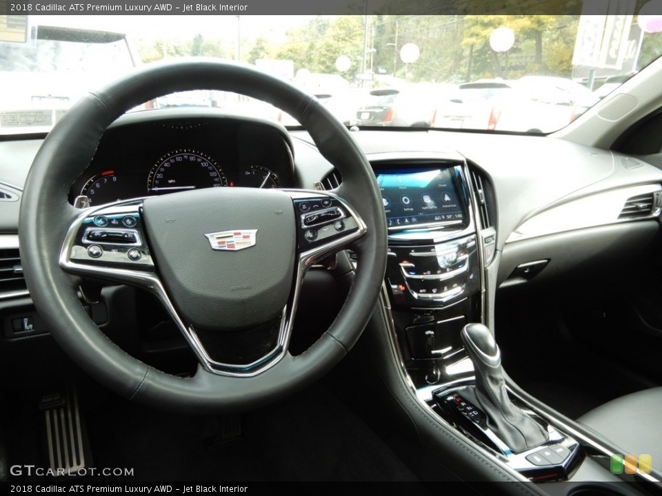 Jet Black Interior Dashboard for the 2018 Cadillac ATS Premium Luxury AWD #130195533
