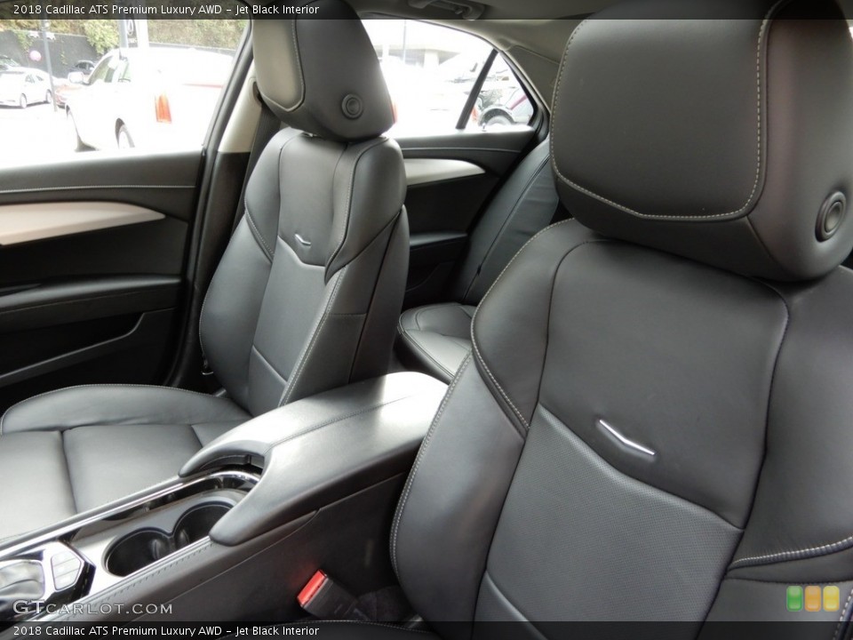 Jet Black Interior Front Seat for the 2018 Cadillac ATS Premium Luxury AWD #130195554
