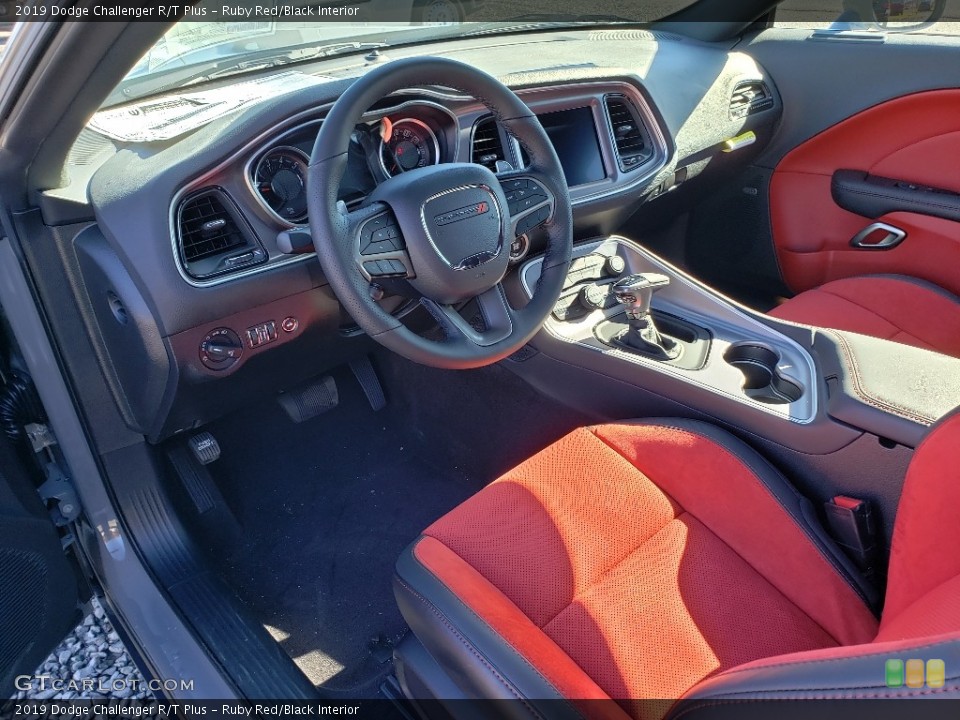 Ruby Red/Black Interior Photo for the 2019 Dodge Challenger R/T Plus #130197144