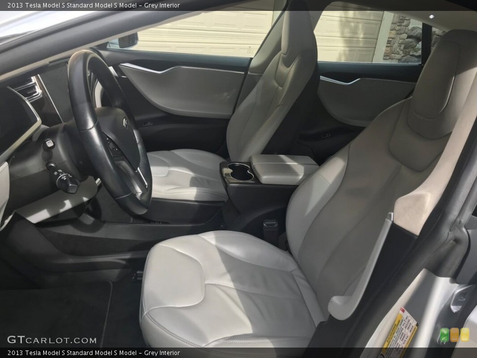 Grey Interior Front Seat for the 2013 Tesla Model S  #130199976