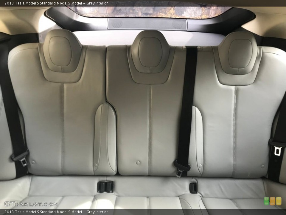 Grey Interior Rear Seat for the 2013 Tesla Model S  #130199997