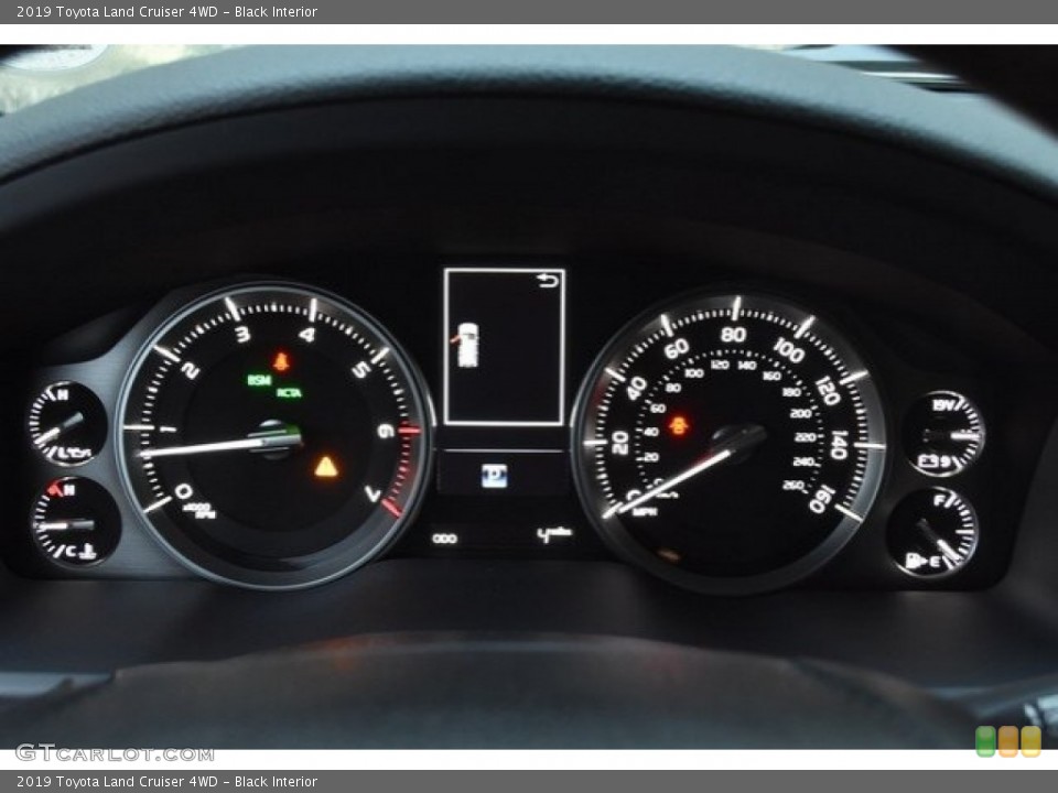 Black Interior Gauges for the 2019 Toyota Land Cruiser 4WD #130204678
