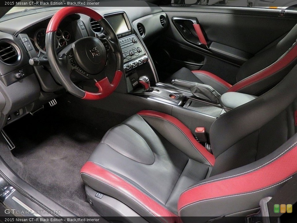 Black/Red Interior Photo for the 2015 Nissan GT-R Black Edition #130205293