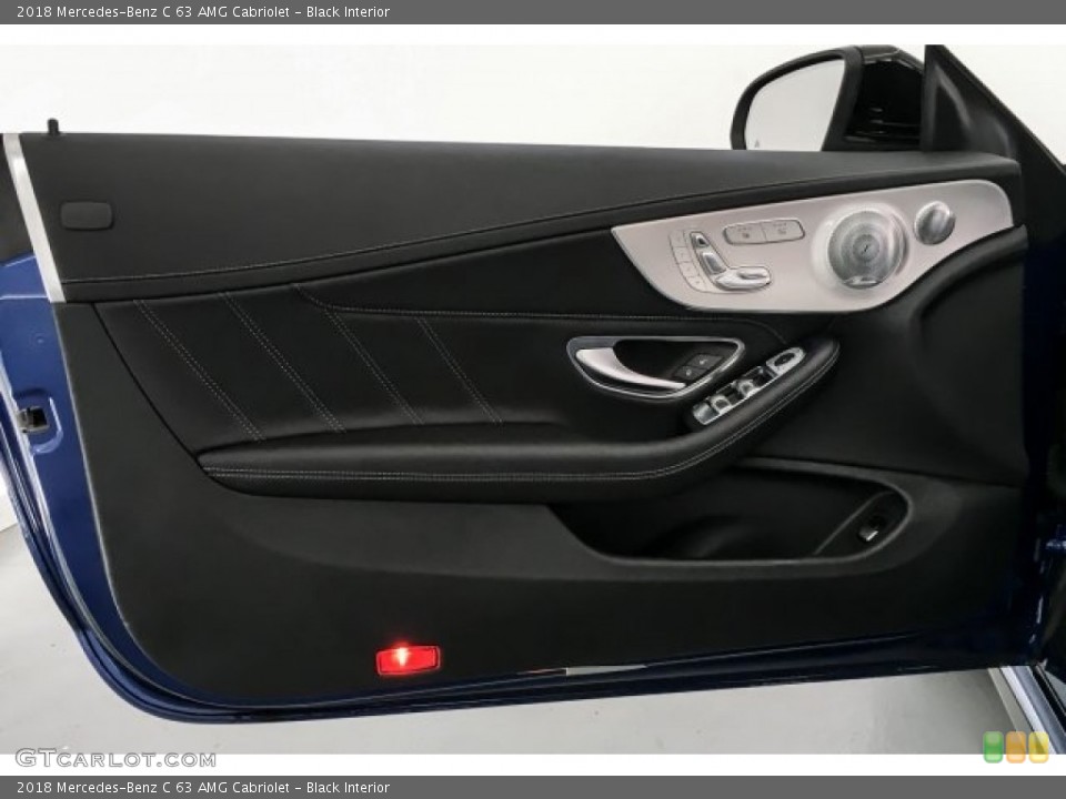 Black Interior Door Panel for the 2018 Mercedes-Benz C 63 AMG Cabriolet #130206103