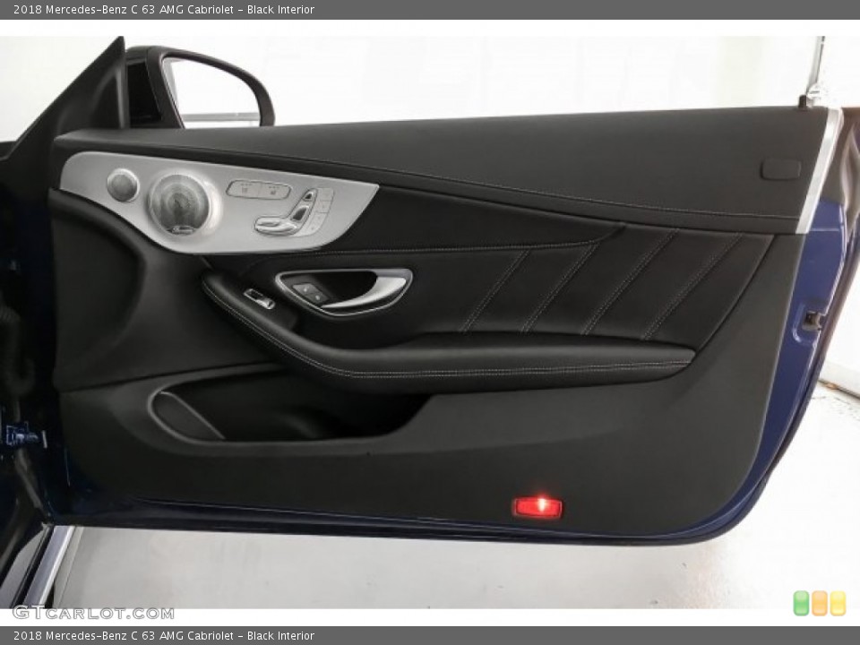 Black Interior Door Panel for the 2018 Mercedes-Benz C 63 AMG Cabriolet #130206163