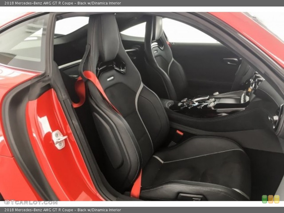 Black w/Dinamica Interior Front Seat for the 2018 Mercedes-Benz AMG GT R Coupe #130207189