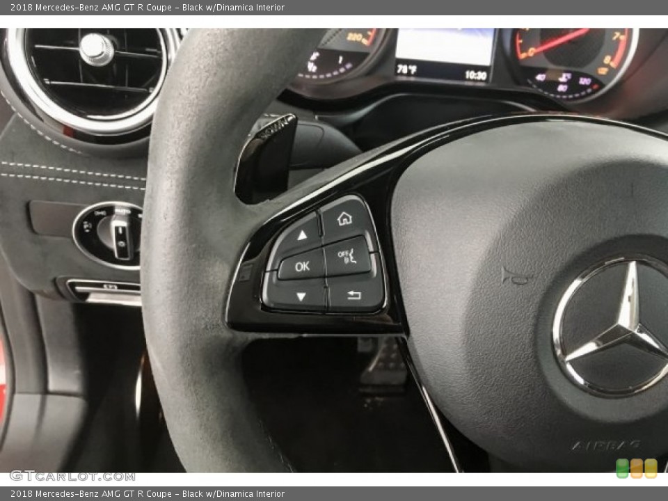 Black w/Dinamica Interior Steering Wheel for the 2018 Mercedes-Benz AMG GT R Coupe #130207348