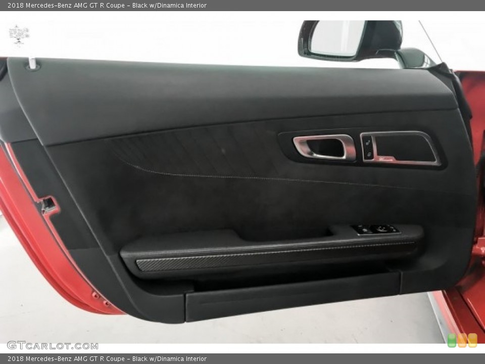 Black w/Dinamica Interior Door Panel for the 2018 Mercedes-Benz AMG GT R Coupe #130207489
