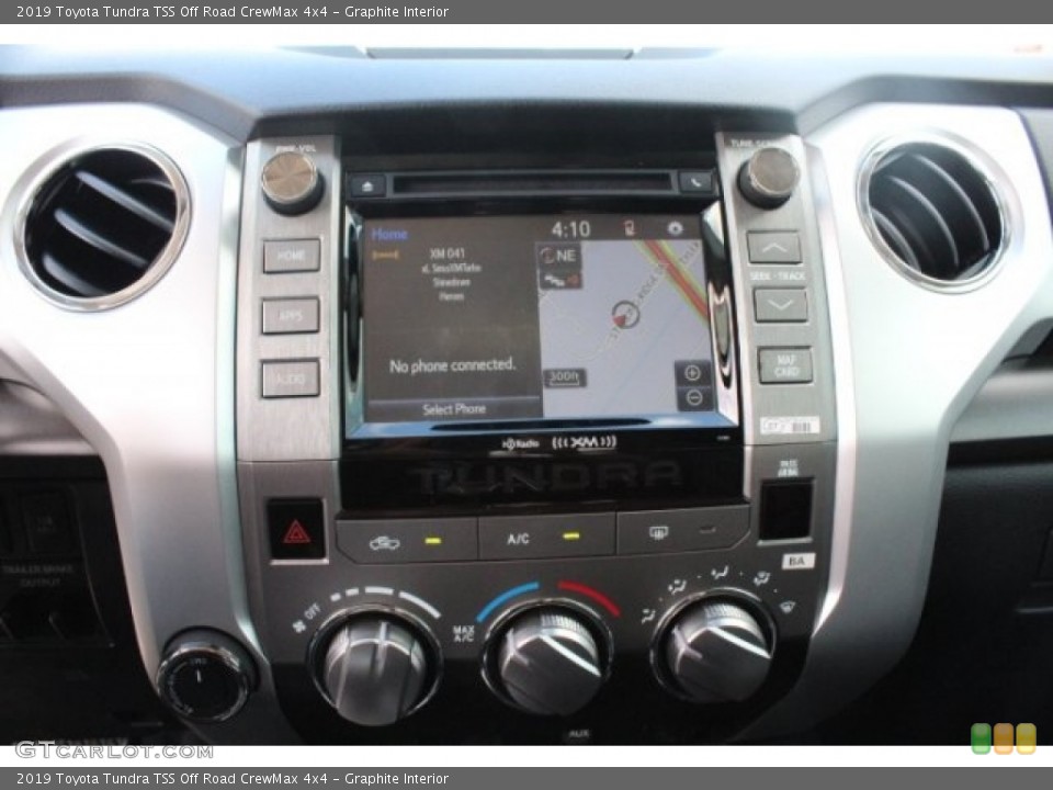 Graphite Interior Controls for the 2019 Toyota Tundra TSS Off Road CrewMax 4x4 #130209001