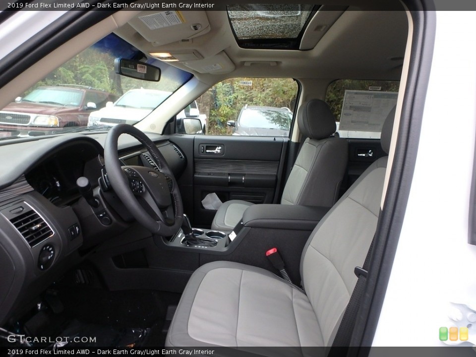 Dark Earth Gray/Light Earth Gray Interior Photo for the 2019 Ford Flex Limited AWD #130222282