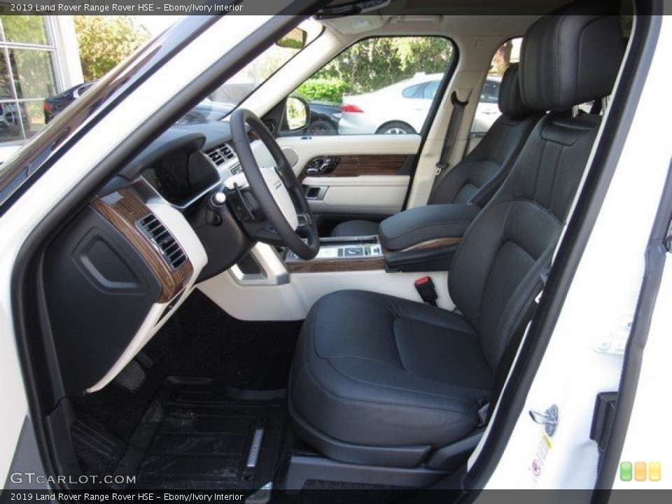 Ebony/Ivory Interior Photo for the 2019 Land Rover Range Rover HSE #130225951