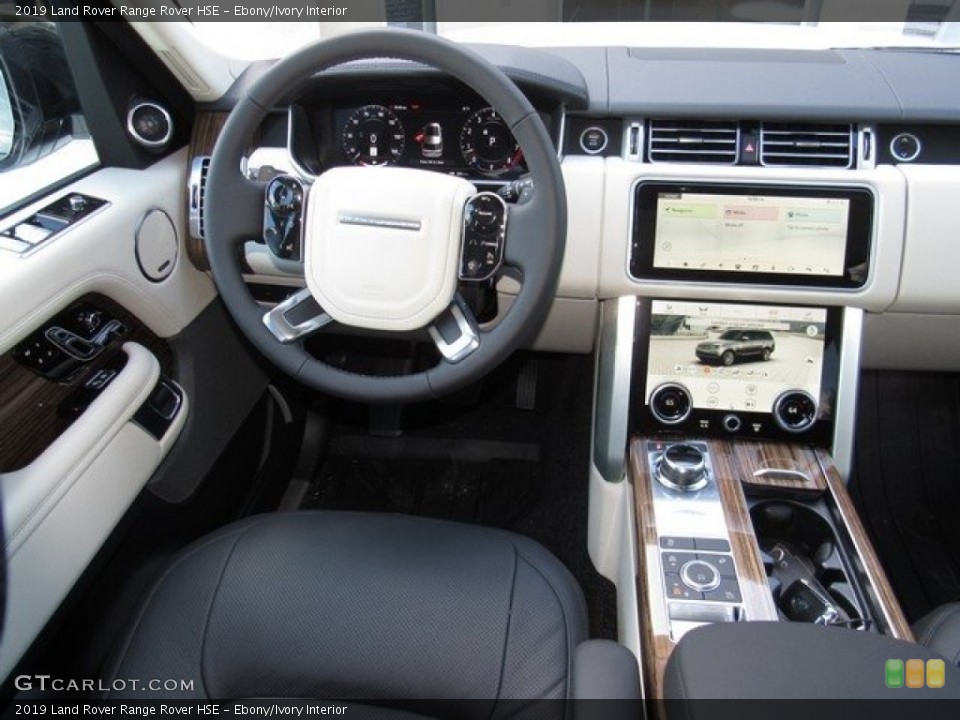 Ebony/Ivory Interior Dashboard for the 2019 Land Rover Range Rover HSE #130226172