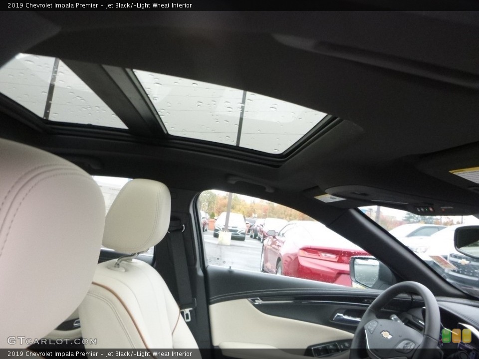 Jet Black/­Light Wheat Interior Sunroof for the 2019 Chevrolet Impala Premier #130226361