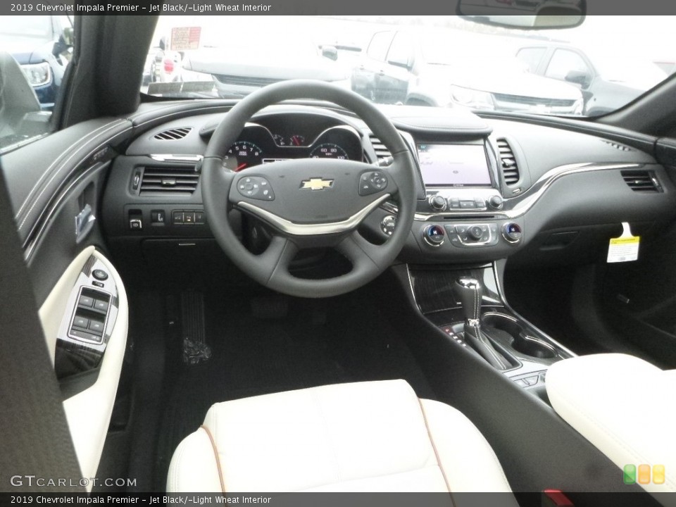 Jet Black/­Light Wheat Interior Dashboard for the 2019 Chevrolet Impala Premier #130226413