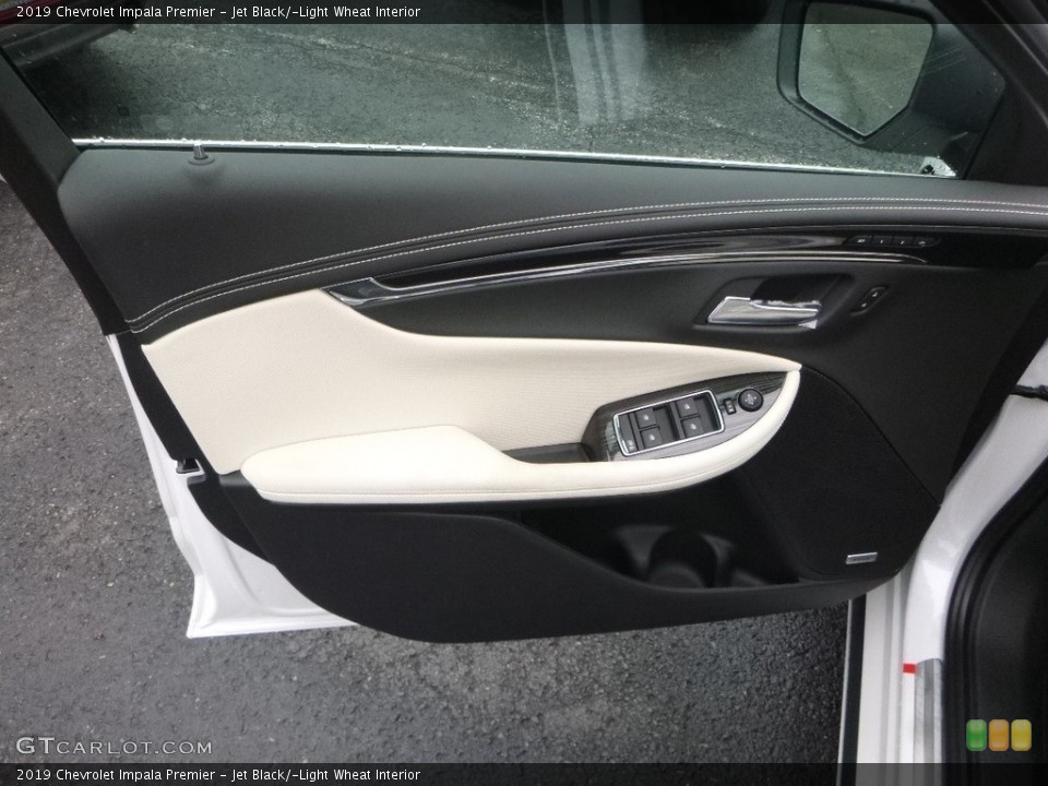 Jet Black/­Light Wheat Interior Door Panel for the 2019 Chevrolet Impala Premier #130226437