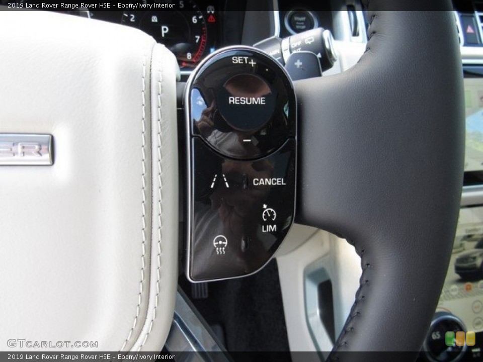 Ebony/Ivory Interior Steering Wheel for the 2019 Land Rover Range Rover HSE #130226479