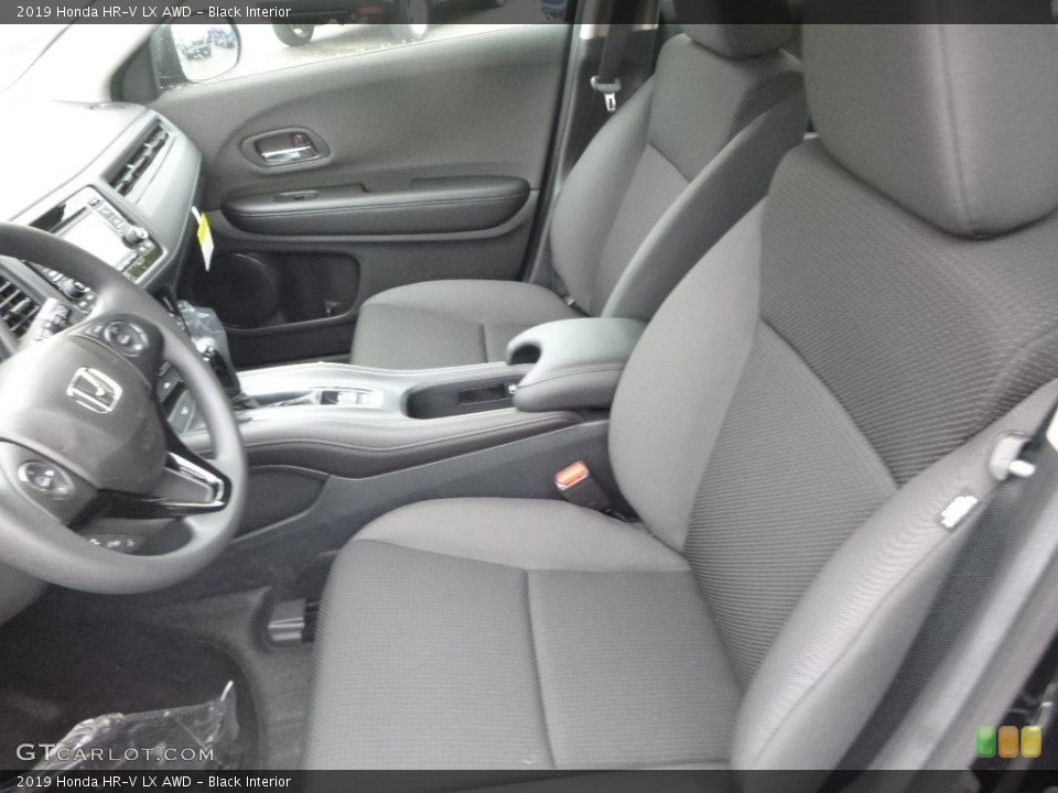 Black Interior Front Seat for the 2019 Honda HR-V LX AWD #130228633