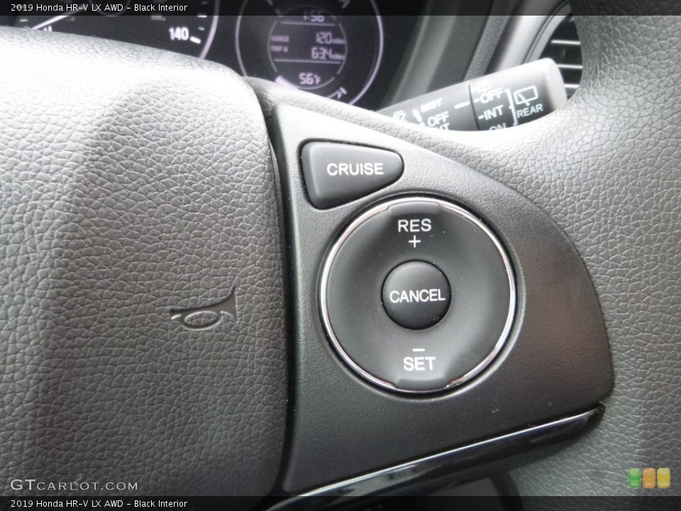 Black Interior Steering Wheel for the 2019 Honda HR-V LX AWD #130228795