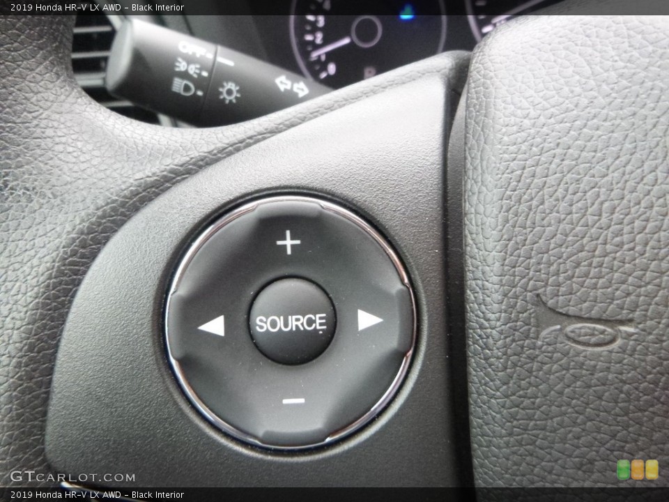Black Interior Steering Wheel for the 2019 Honda HR-V LX AWD #130228828