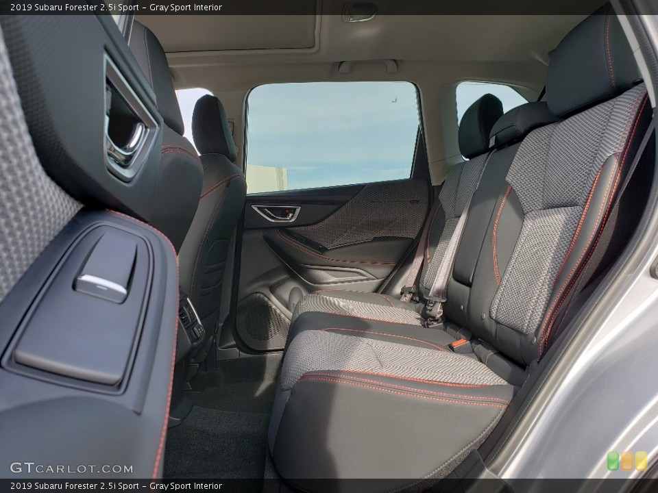 Gray Sport Interior Rear Seat for the 2019 Subaru Forester 2.5i Sport #130231231