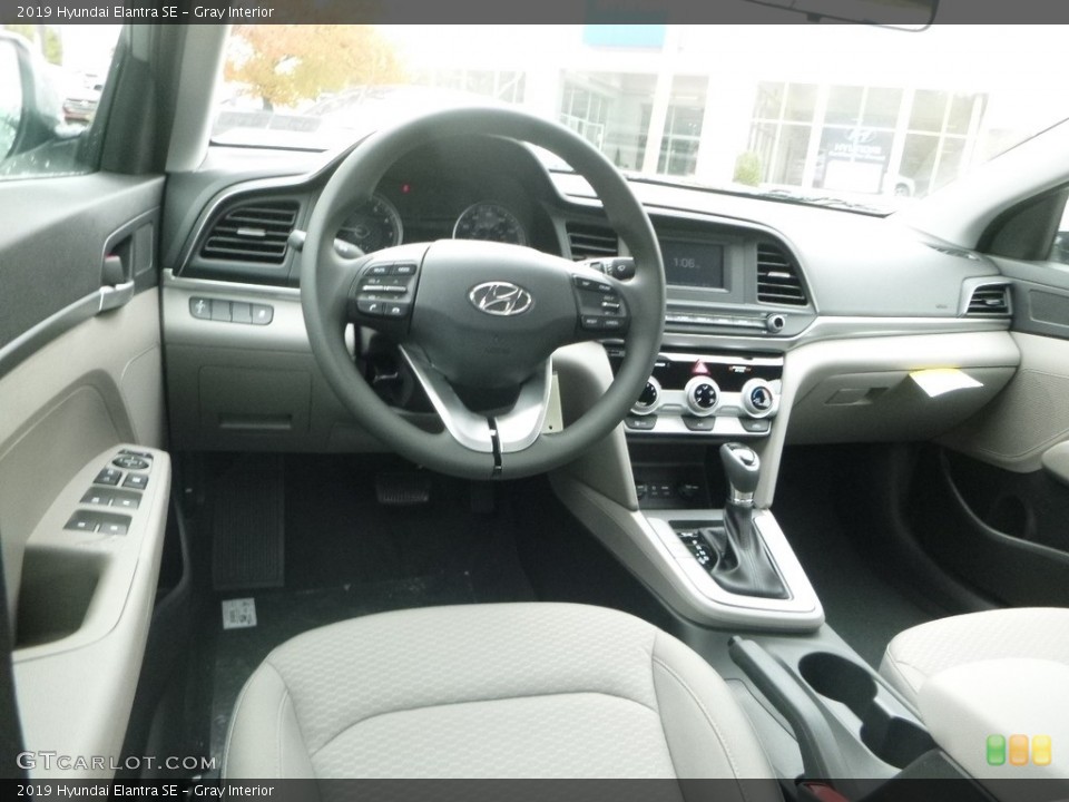 Gray Interior Dashboard for the 2019 Hyundai Elantra SE #130232278