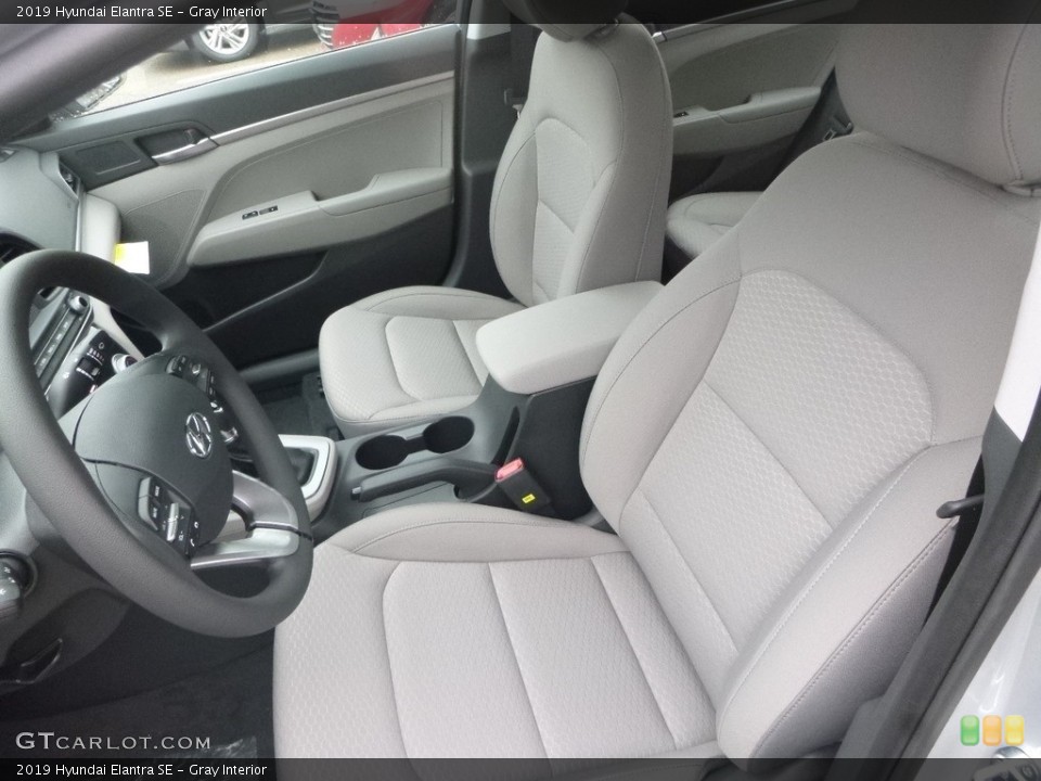 Gray Interior Front Seat for the 2019 Hyundai Elantra SE #130232326